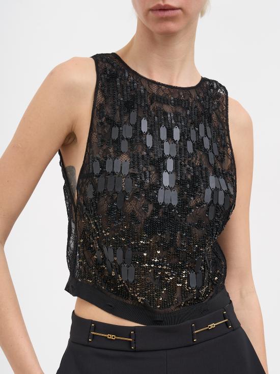 26SS 엘리자베타프랜치 점프수트 NTU06662E2110 BLACK - ELISABETTA FRANCHI