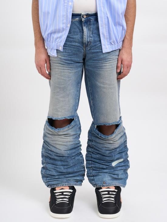 26SS 피디에프 스트레이트 팬츠 NDFM03032DF183WASH BLUE - PDF