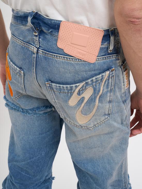 26SS 피디에프 스트레이트 팬츠 NDFM03032DF183WASH BLUE - PDF