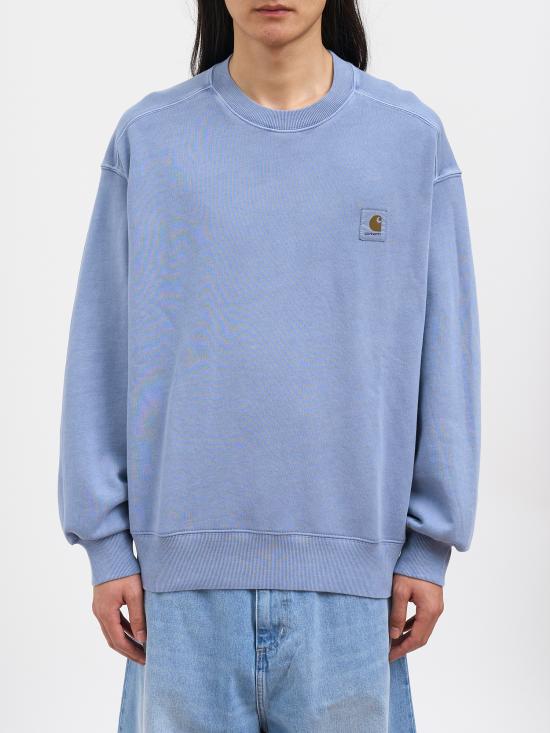 26SS 칼하트 WIP 스웨터 NI0299573HXGD LIGHT BLUE