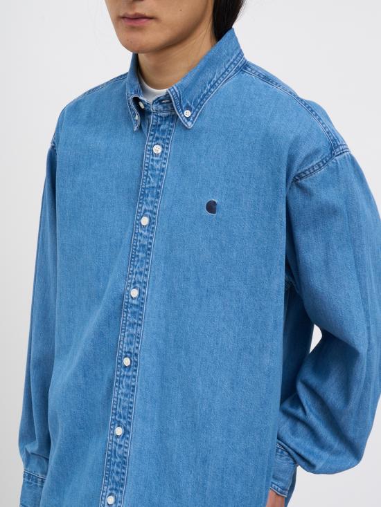 26SS 칼하트 WIP 데님 셔츠 NI0345250106 LIGHT BLUE - CARHARTT WIP