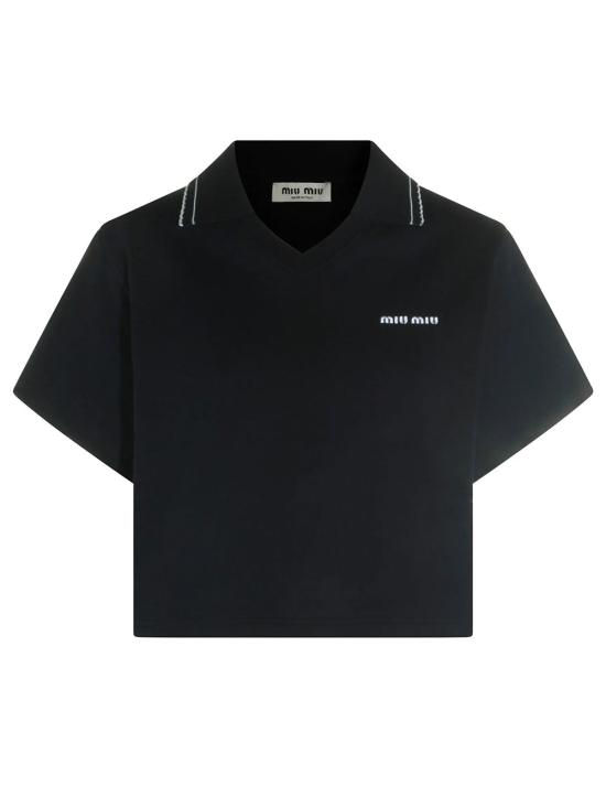 26FW 미우미우 반팔 티셔츠 MJNA41SOOO191L F0008 BLUE