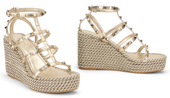  발렌티노 가라바니 샌들 WS0F95ULRR16 Gold - VALENTINO GARAVANI