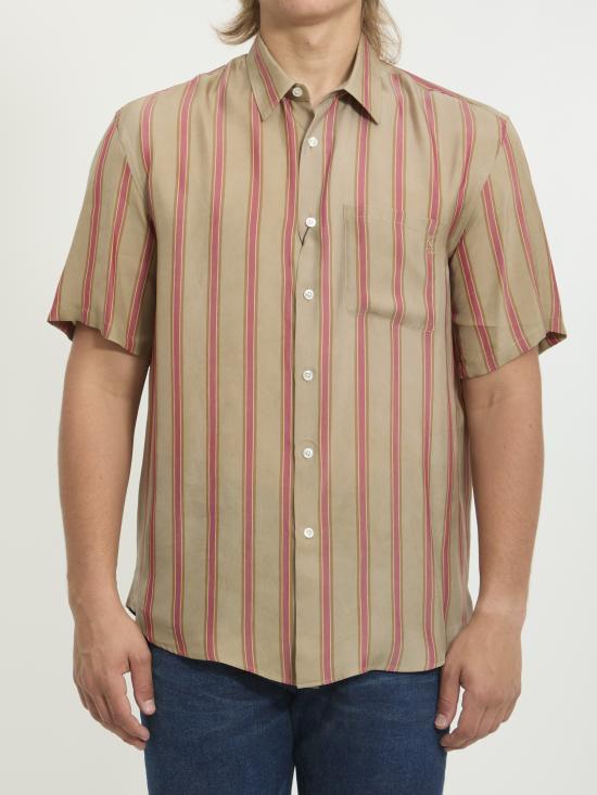 26SS 생로랑 반팔 셔츠 859781Y2N33 9774 BEIGE