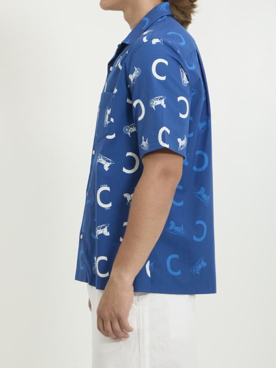 26SS 셀린느 반팔 셔츠 2C9463K51 GDR0 BLUE - CELINE