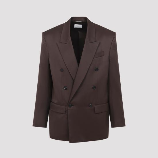 26SS 생로랑 수트 자켓 854418Y4K19 2658 BROWN - SAINT LAURENT
