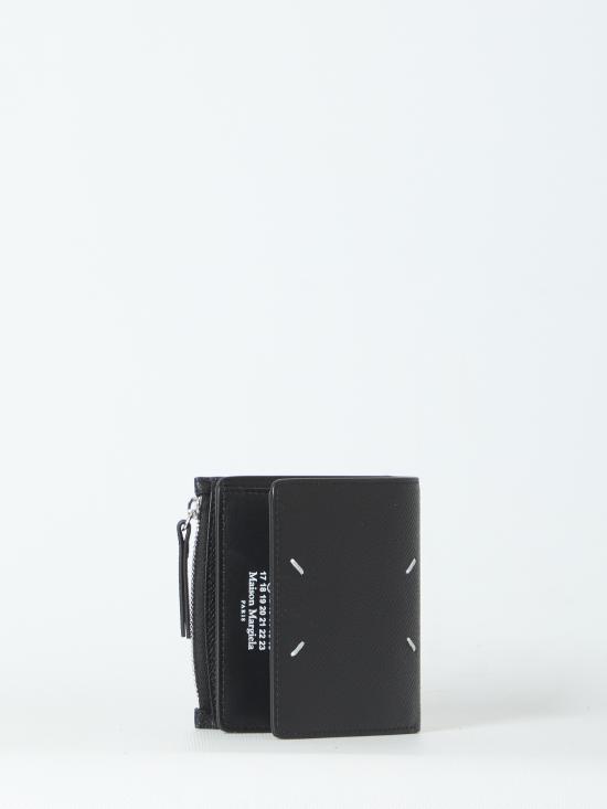 26FW 마르지엘라 레더 플랩 월렛 SA1UI0023P4745 T8013 BLACK