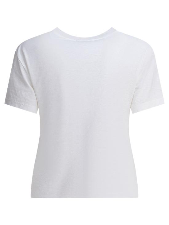  아크네 스튜디오 로고 티셔츠 CL0397AEG WHITE - ACNE STUDIOS