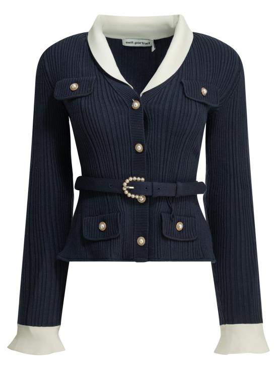 26FW 셀프 포트레이트 스웨터 PF26131CNNAVY BLUE