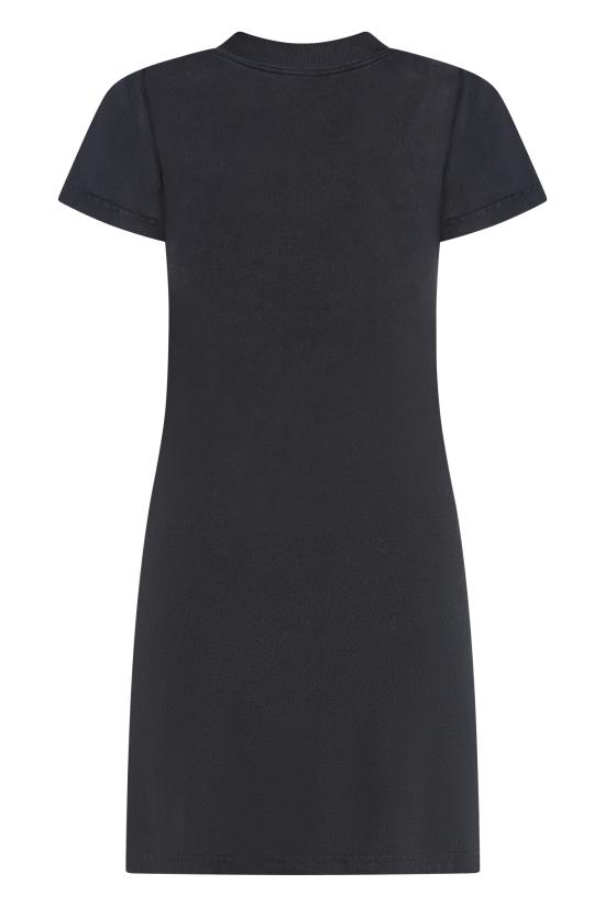 25SS 발렌시아가 미디 원피스 831034TSVC71041 black - BALENCIAGA