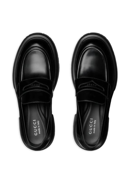 26SS 구찌 토날 로고 로퍼 851396AADEO1000 black - GUCCI