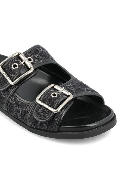 26SS 구찌 버클 슬라이드 샌들 831830FAFPY8473 black - GUCCI