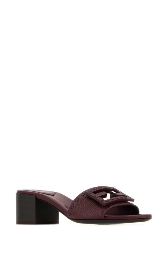 26SS 펜디 샌들 8R8862AQY2F1TZ9 Burgundy - FENDI