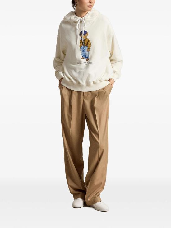 26FW 폴로 랄프로렌 후드 티셔츠 211B17799 001 WHITE - POLO RALPH LAUREN