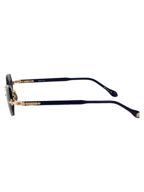 26SS 마츠다 선글라스 M5011 BGNVY BRUSHED GOLD NAVY BLUE GREY - MATSUDA