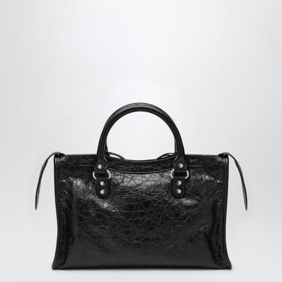 26FW 발렌시아가 르 시티 백 스몰 8657622ACLR 1000 BLACK - BALENCIAGA