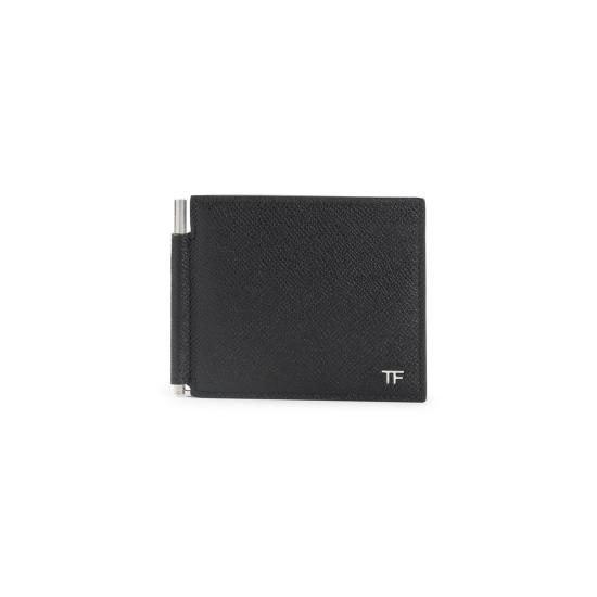 26FW 톰포드 스몰 그레인 레더 머니 클립 월렛 YM231LCL081S NAA BLACK - TOMFORD