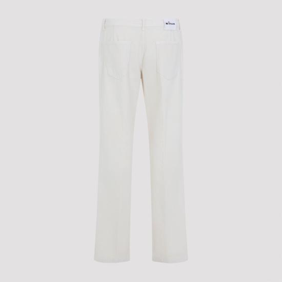 26FW 키톤 스트레이트 팬츠 UPR005LK0105L32003 PANNA WHITE - KITON