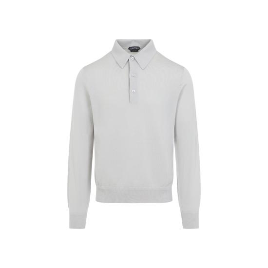 26FW 톰포드 폴로 티셔츠 KPL055YMK073 WAE WHITE
