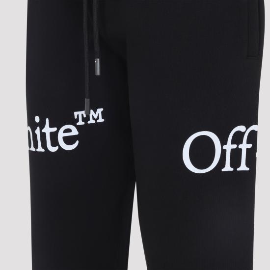26FW 오프화이트 스트레이트 팬츠 44MCH057F26F001001 BLACK - OFF WHITE