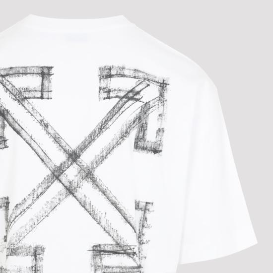 26FW 오프화이트 반팔 티셔츠 44MAA120F26J00Y100 WHITE - OFF WHITE