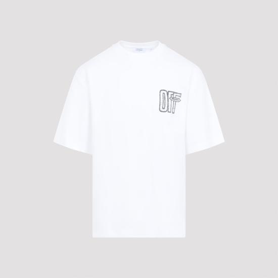 26FW 오프화이트 반팔 티셔츠 44MAA120F26J00Y100 WHITE - OFF WHITE