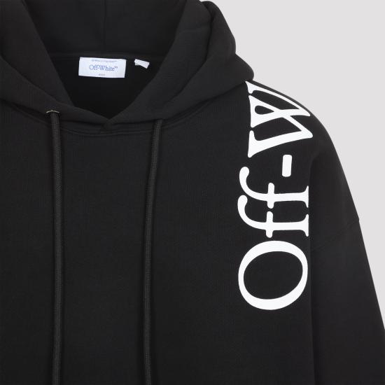26FW 오프화이트 후드 티셔츠 44MBB085F26F00O001 BLACK - OFF WHITE