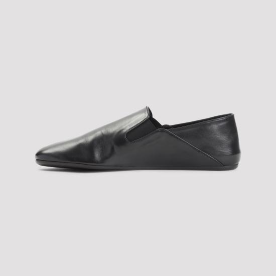 26FW 프라다 스웨이드 트라이앵글 로고 페니 로퍼 2S3005FG000070 F0002 BLACK - PRADA