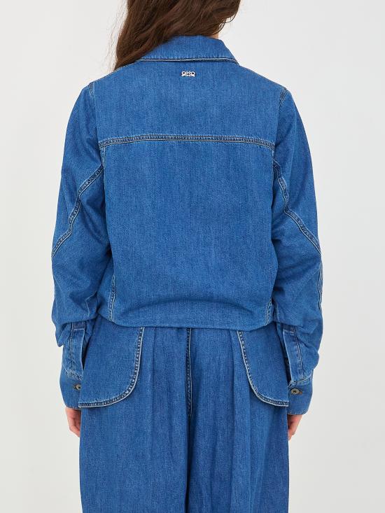 26FW 로에베 벌룬 데님 자켓 S540Y1CX06 5140 BLUE - LOEWE