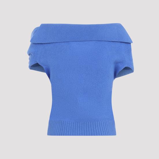 26FW 알렉산더 맥퀸 스웨터 876698Q1BHW 4413 BLUE - ALEXANDER MCQUEEN