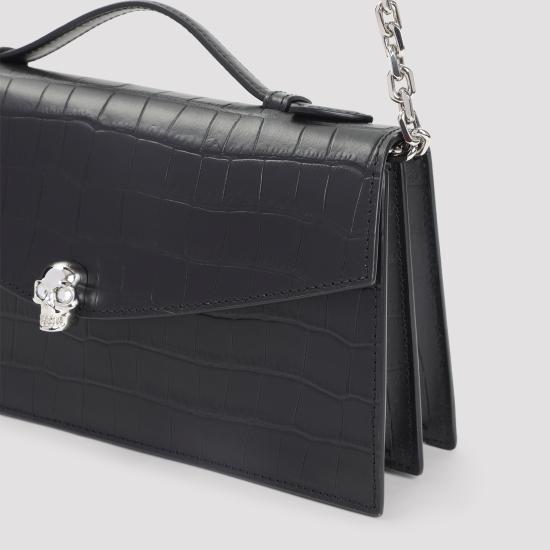 26FW 알렉산더 맥퀸 토트백 8746191HBT2 1000 BLACK - ALEXANDER MCQUEEN