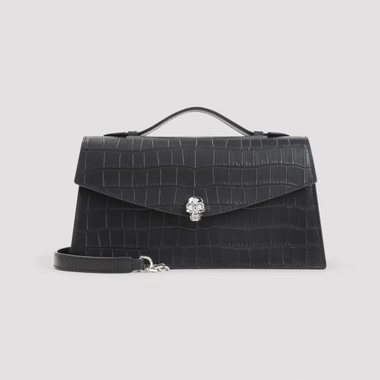 26FW 알렉산더 맥퀸 토트백 8746191HBT2 1000 BLACK - ALEXANDER MCQUEEN