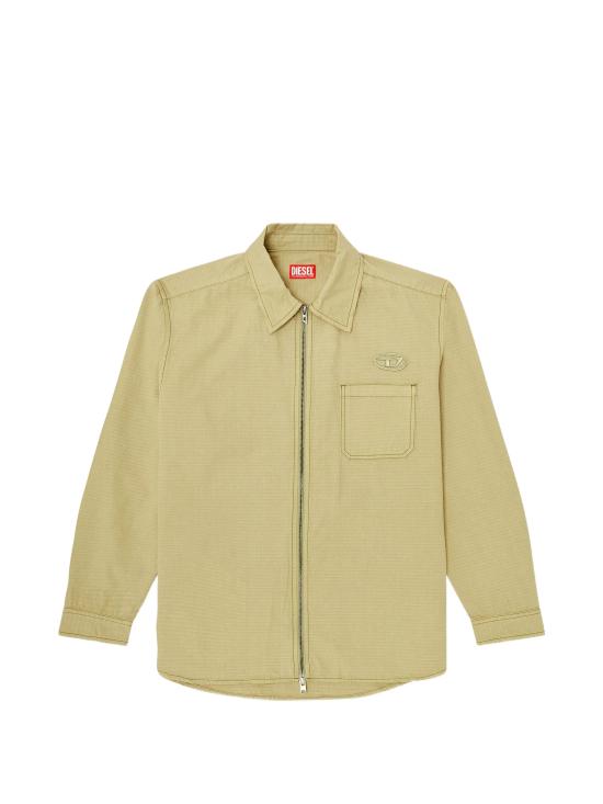 26FW 디젤 긴팔 셔츠 A229830DLCM5LE VERDE