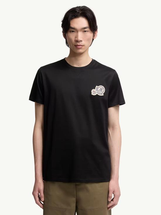 26FW 몽클레어 반팔 티셔츠 L20918C000418390Y999 NERO - MONCLER