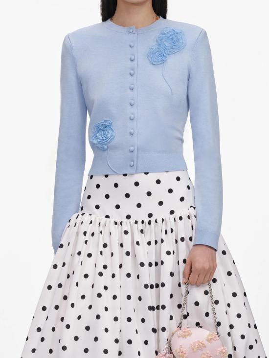 26FW 셀프 포트레이트 스웨터 PF26068CBLBLUE AZZURRO - SELF PORTRAIT