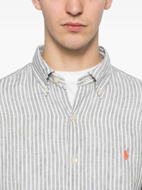 26SS 폴로 랄프로렌 긴팔 셔츠 710B15594001 VERDE - POLO RALPH LAUREN
