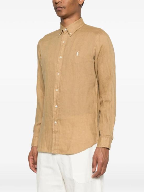 26SS 폴로 랄프로렌 긴팔 셔츠 710966294511 BEIGE - POLO RALPH LAUREN
