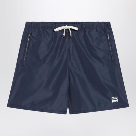 26FW 미우미우 숏팬츠 MP2027OOO121I F0008 BLUE