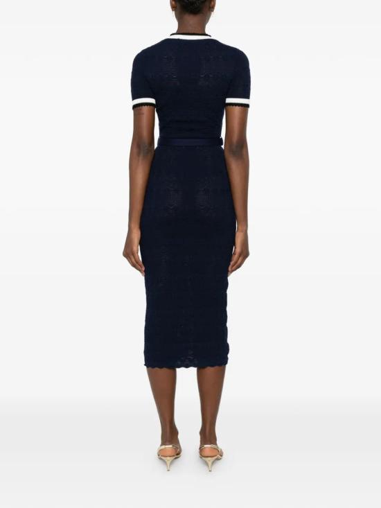 26FW 셀프 포트레이트 롱 원피스 PF26072MANPF26RTW NAVYBLUE - SELF PORTRAIT