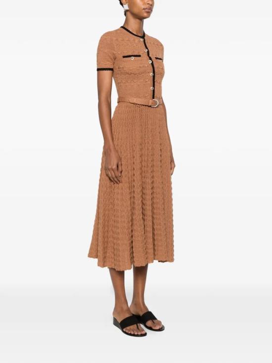 26FW 셀프 포트레이트 롱 원피스 PF26072MBBRPF26RTW BROWN - SELF PORTRAIT