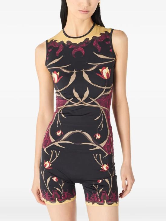 26SS 마린세르 반팔 티셔츠 WTO512ACJER0118BK97 RED - MARINE SERRE