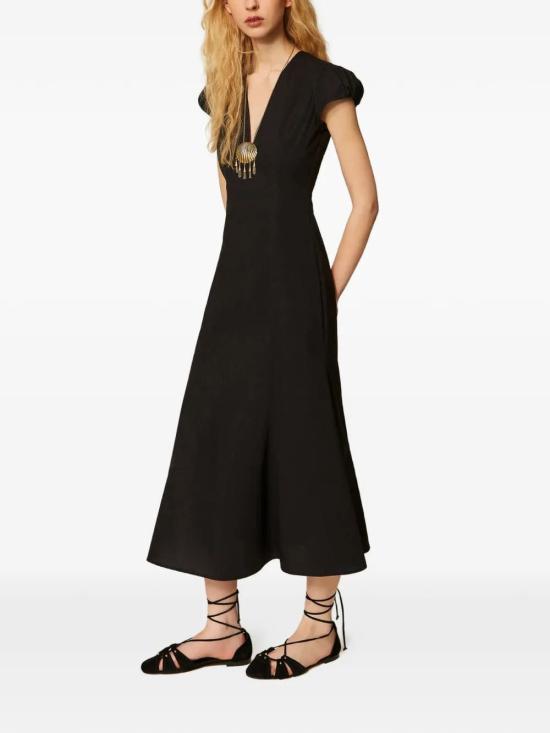 26SS 트윈셋 미디 원피스 261TT2025 BLACK - TWINSET
