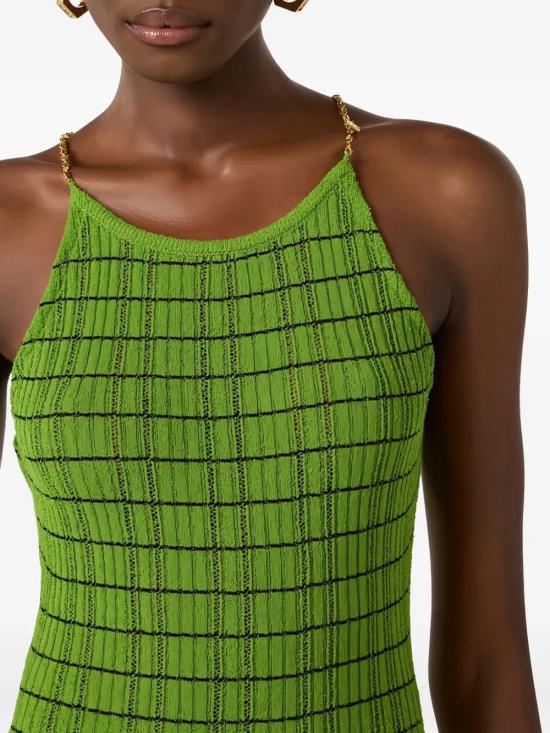 26SS 엘리자베타프랜치 미디 원피스 AM29Q62E2 GREEN - ELISABETTA FRANCHI