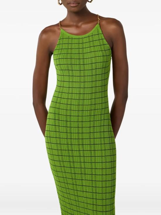 26SS 엘리자베타프랜치 미디 원피스 AM29Q62E2 GREEN - ELISABETTA FRANCHI