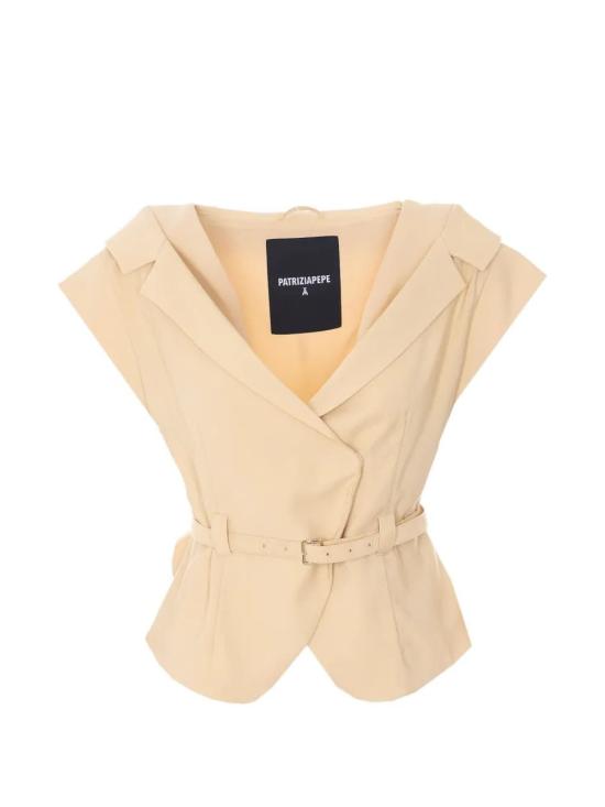 26SS 파트리지아페페 민소매 티셔츠 2S1549A573B886 BEIGE