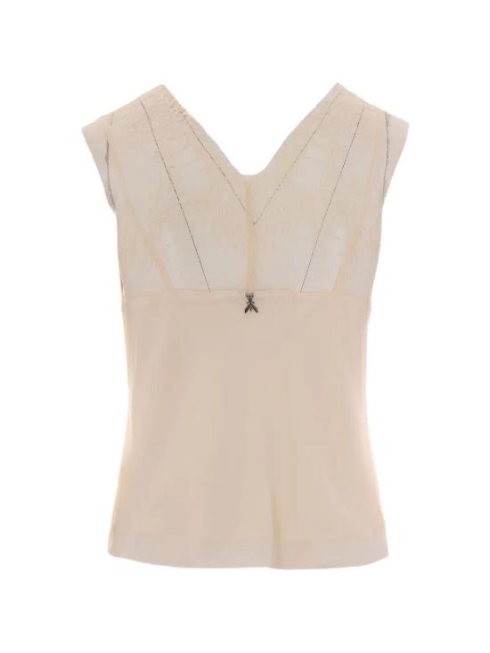 26SS 파트리지아페페 민소매 티셔츠 8C0865A692W409WARMI BEIGE - PATRIZIA PEPE