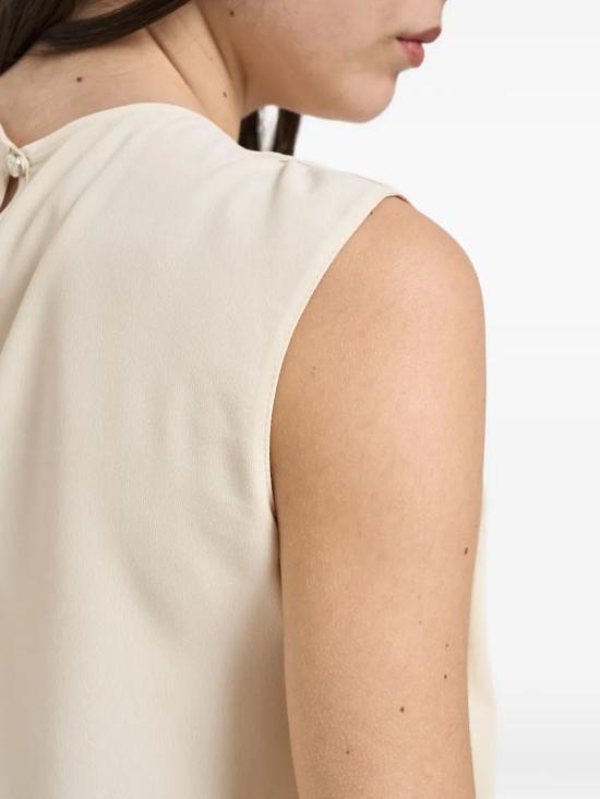 26SS 파트리지아페페 민소매 티셔츠 8C0846A8I1W409WARMI BEIGE - PATRIZIA PEPE
