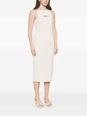 26SS 파트리지아페페 미디 원피스 8A1610A6F5W409 BEIGE - PATRIZIA PEPE