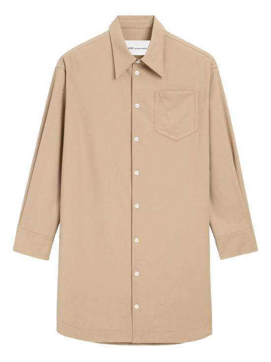 26SS 아미 미디 원피스 UDR674WV0194 A036 BEIGE TAUPE - AMI