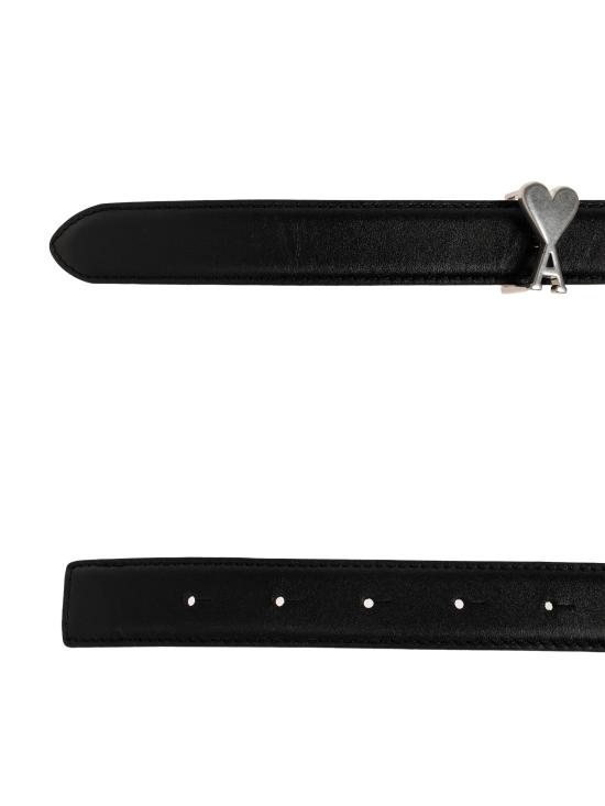 26SS 아미 레귤러 벨트 UBL209AL0104 0014 NOIR ARGENT VIBRE - AMI
